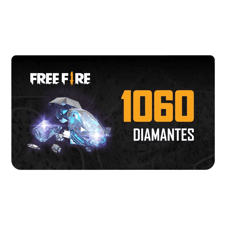 Pin Virtual Freefire 1060 Diamantes - Garena