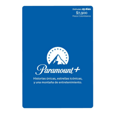 Pin Virtual Paramount 15 Días