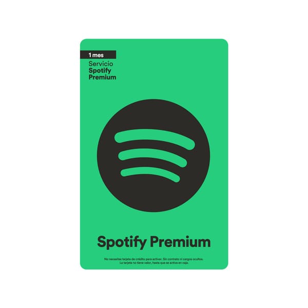 Pin Virtual SPOTIFY 1 Mes