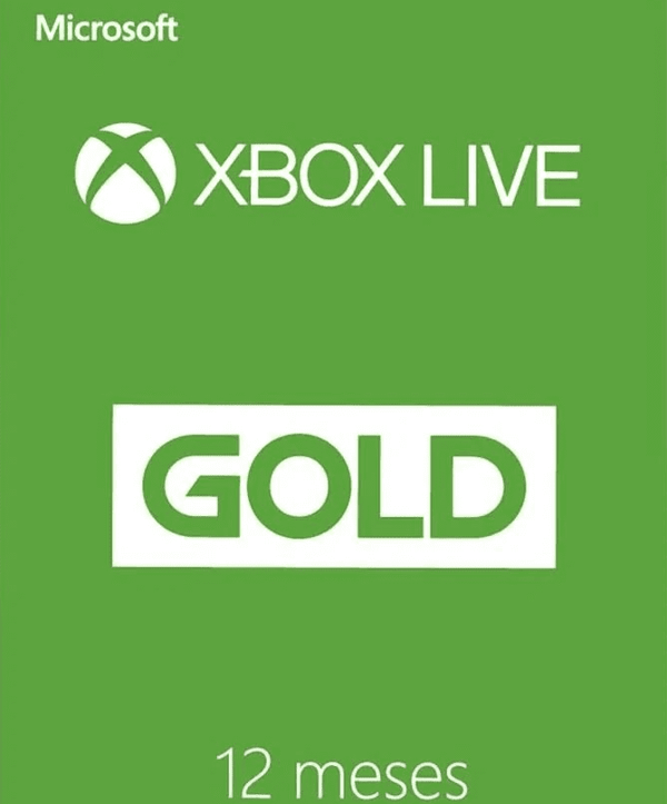 Pin Virtual Xbox Live 12 Meses Gold