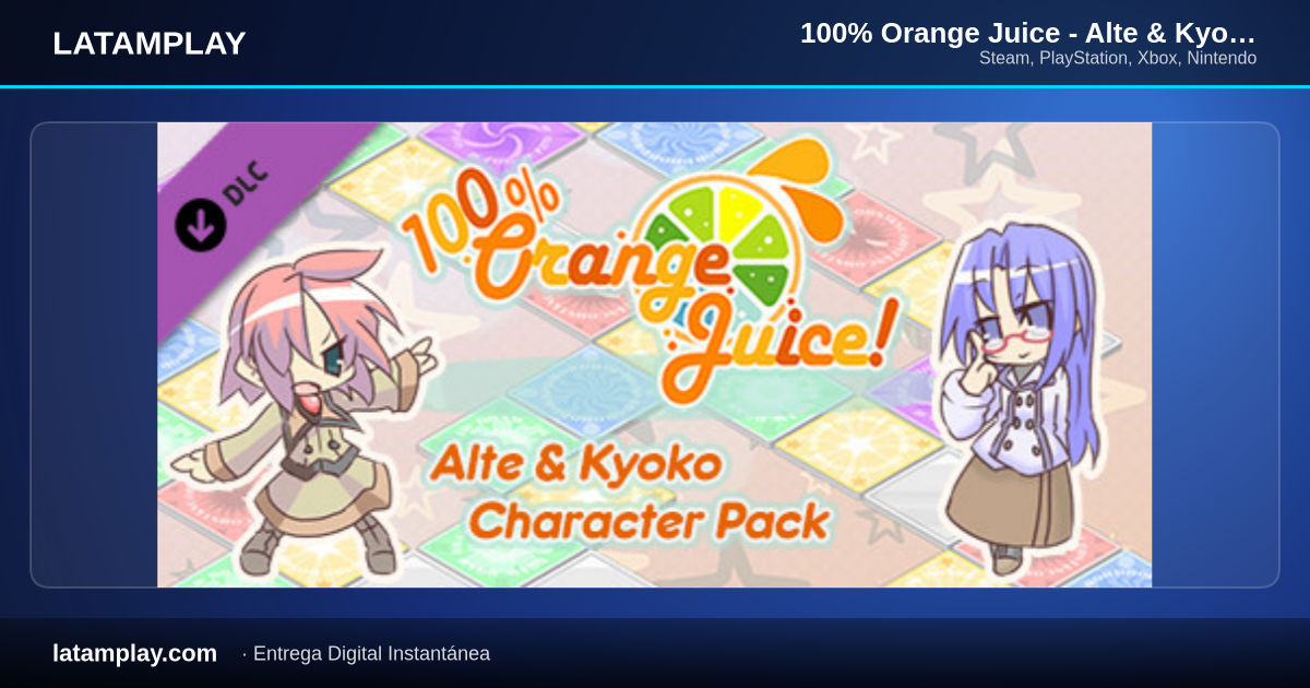 100% Orange Juice - Alte & Kyoko Character Pack - Comprar en LATAMPLAY Colombia
