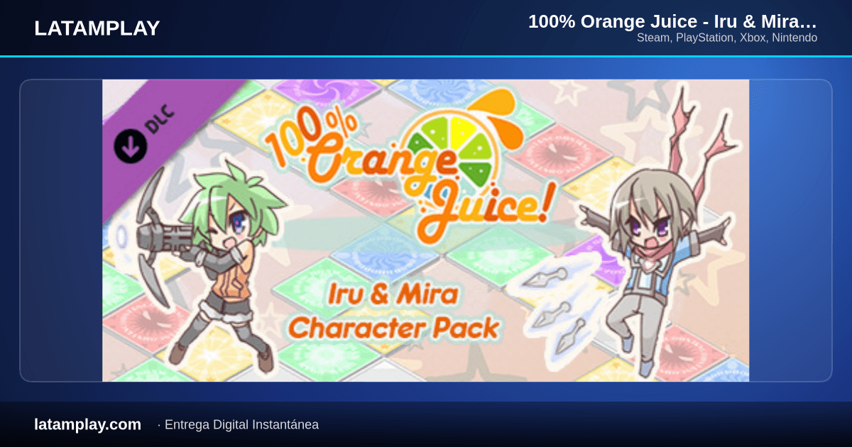 100% Orange Juice - Iru & Mira Character Pack - Comprar en LATAMPLAY Colombia