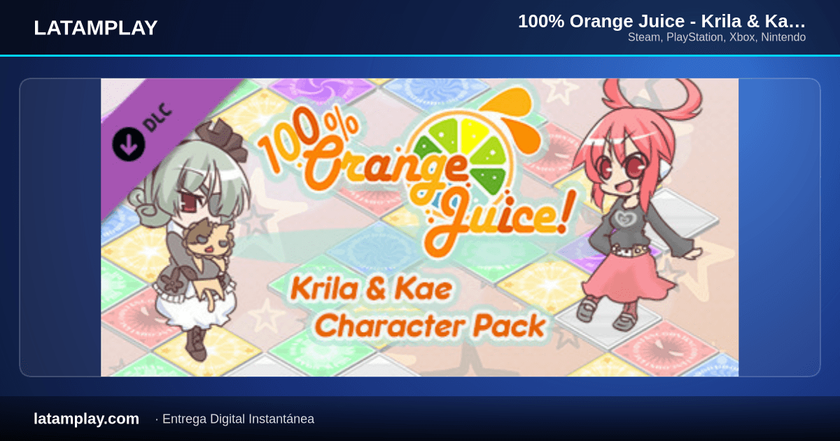 100% Orange Juice - Krila & Kae Character Pack - Comprar en LATAMPLAY Colombia