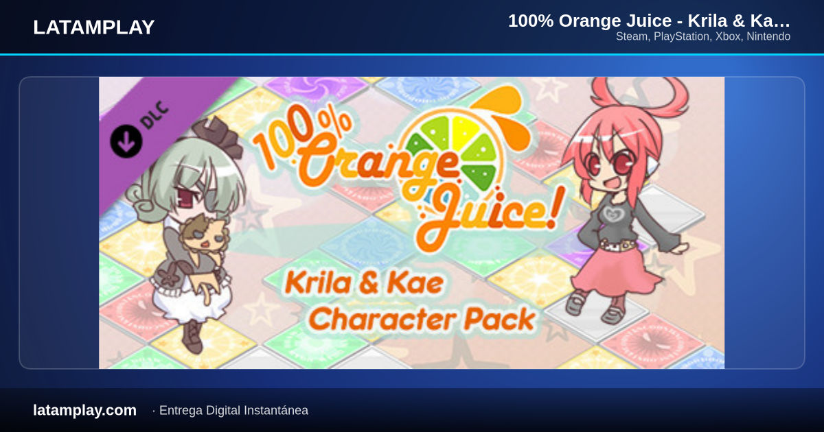 100% Orange Juice - Krila & Kae Character Pack - Comprar en LATAMPLAY Colombia