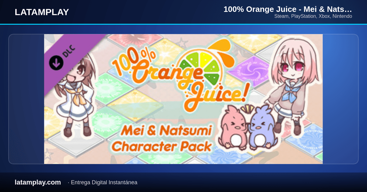 100% Orange Juice - Mei & Natsumi Character Pack - Comprar en LATAMPLAY Colombia