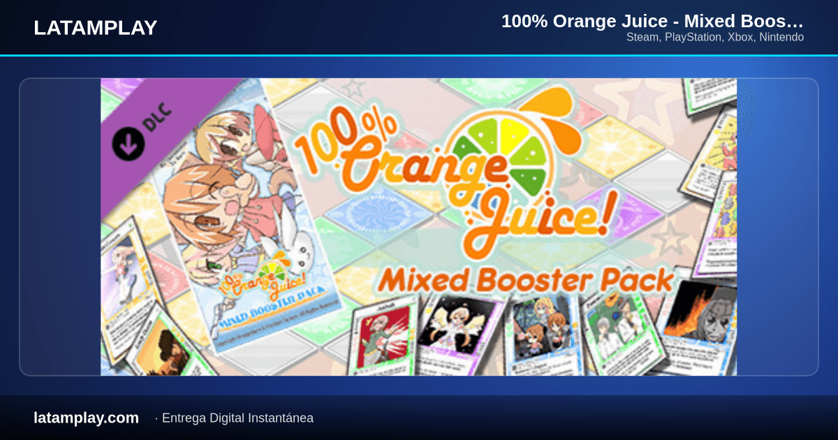 100% Orange Juice - Mixed Booster Pack - Comprar en LATAMPLAY Colombia