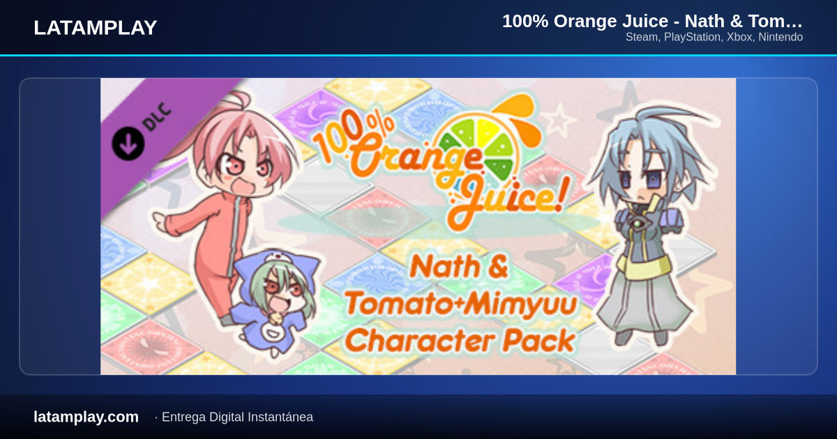 100% Orange Juice - Nath & Tomato+Mimyuu Character Pack - Comprar en LATAMPLAY Colombia