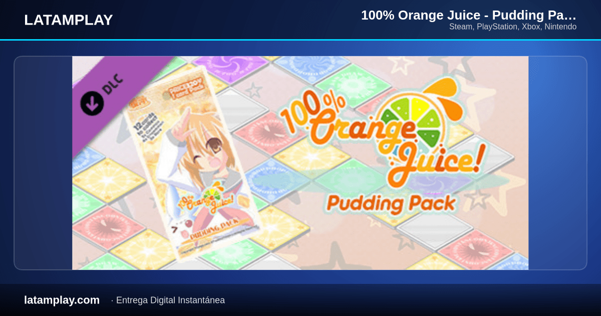 100% Orange Juice - Pudding Pack - Comprar en LATAMPLAY Colombia