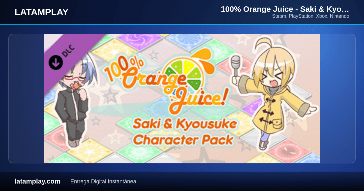 100% Orange Juice - Saki & Kyousuke Character Pack - Comprar en LATAMPLAY Colombia