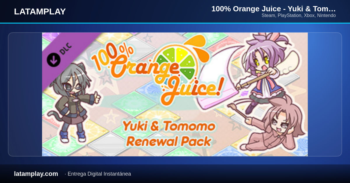 100% Orange Juice - Yuki & Tomomo Renewal Pack - Comprar en LATAMPLAY Colombia