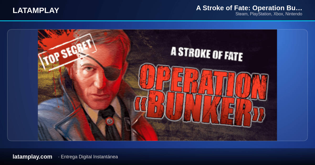 A Stroke of Fate: Operation Bunker - Comprar en LATAMPLAY Colombia