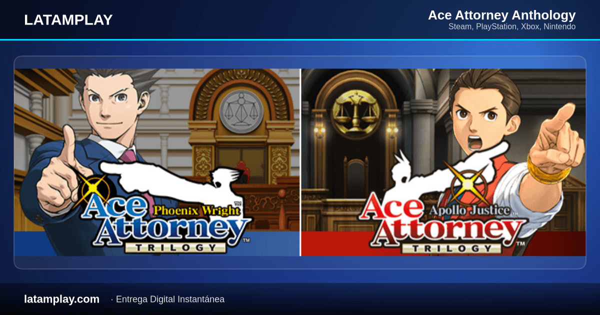 Ace Attorney Anthology - Comprar en LATAMPLAY Colombia