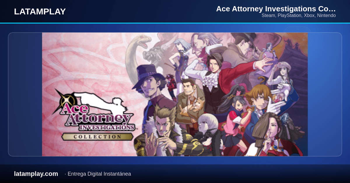 Ace Attorney Investigations Collection - Comprar en LATAMPLAY Colombia