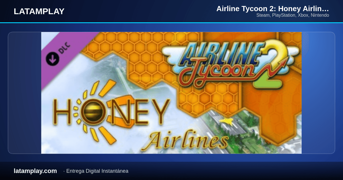 Airline Tycoon 2: Honey Airlines DLC - Comprar en LATAMPLAY Colombia