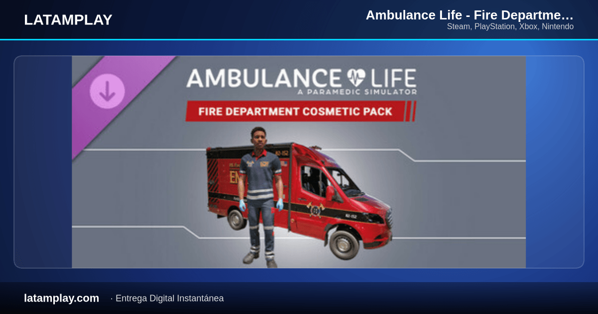 Ambulance Life - Fire Department Cosmetic Pack - Comprar en LATAMPLAY Colombia