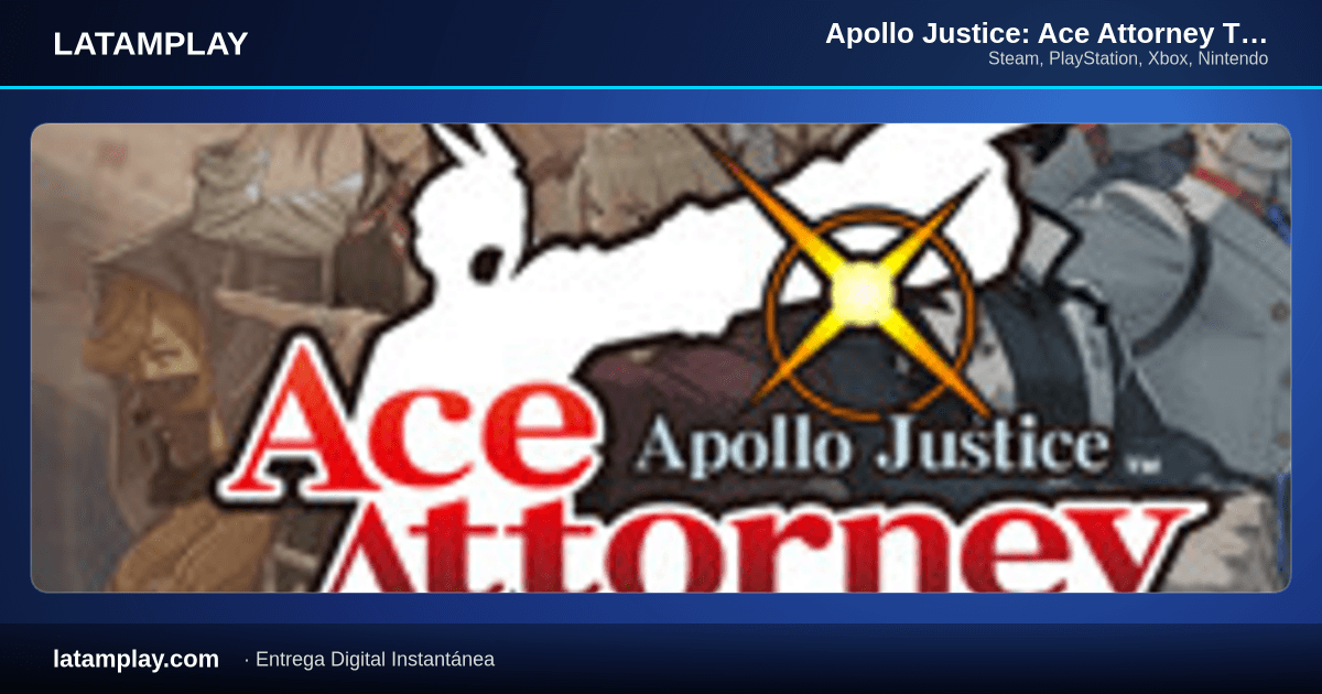 Apollo Justice: Ace Attorney Trilogy - Comprar en LATAMPLAY Colombia