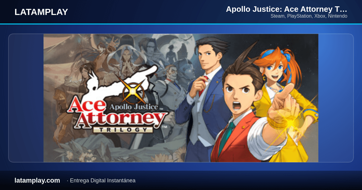 Apollo Justice: Ace Attorney Trilogy - Comprar en LATAMPLAY Colombia
