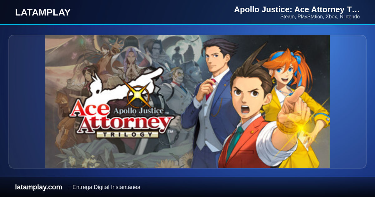 Apollo Justice: Ace Attorney Trilogy - Comprar en LATAMPLAY Colombia