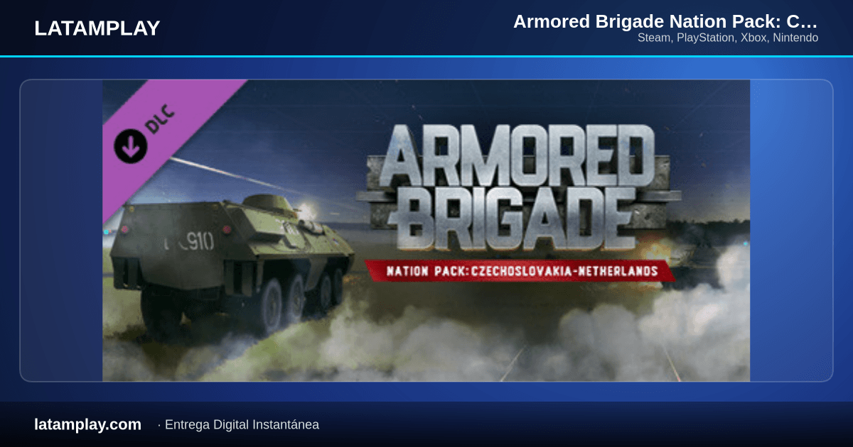 Armored Brigade Nation Pack: Czechoslovakia - Netherlands - Comprar en LATAMPLAY Colombia