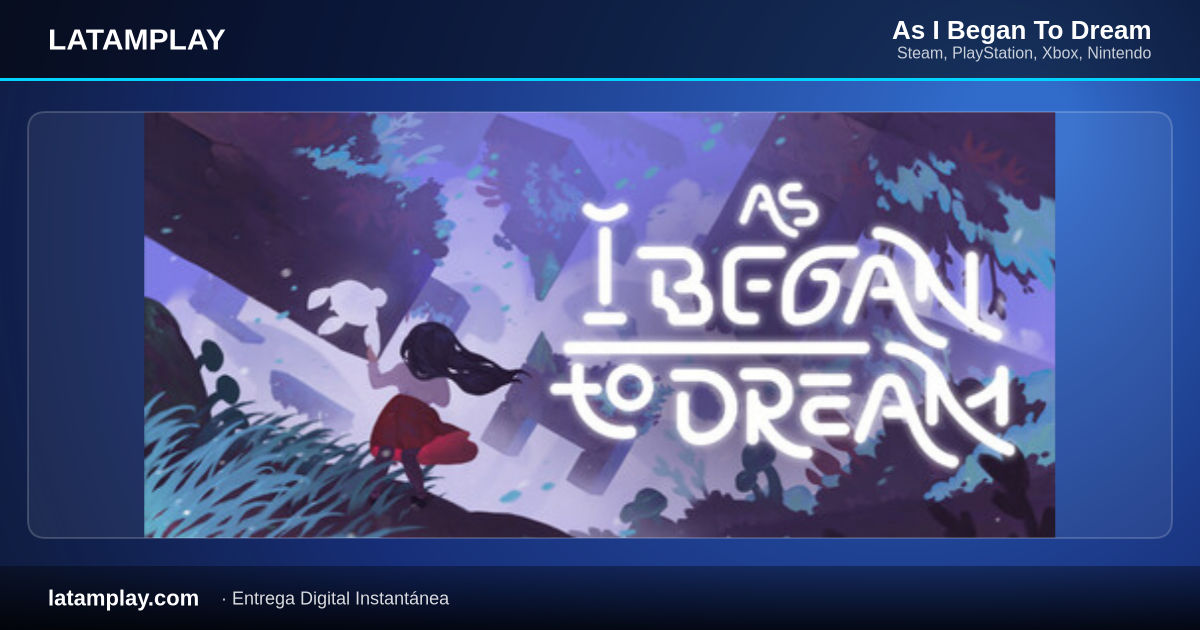 As I Began To Dream - Comprar en LATAMPLAY Colombia