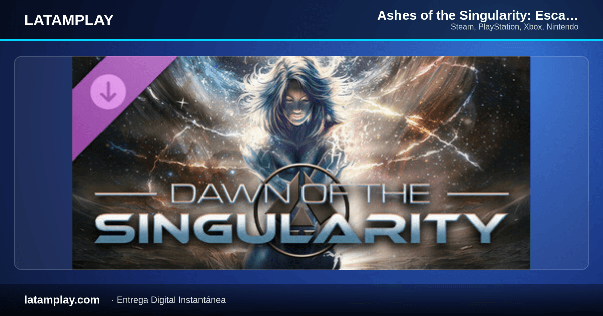 Ashes of the Singularity: Escalation - Dawn of the Singularity eBook - Comprar en LATAMPLAY Colombia