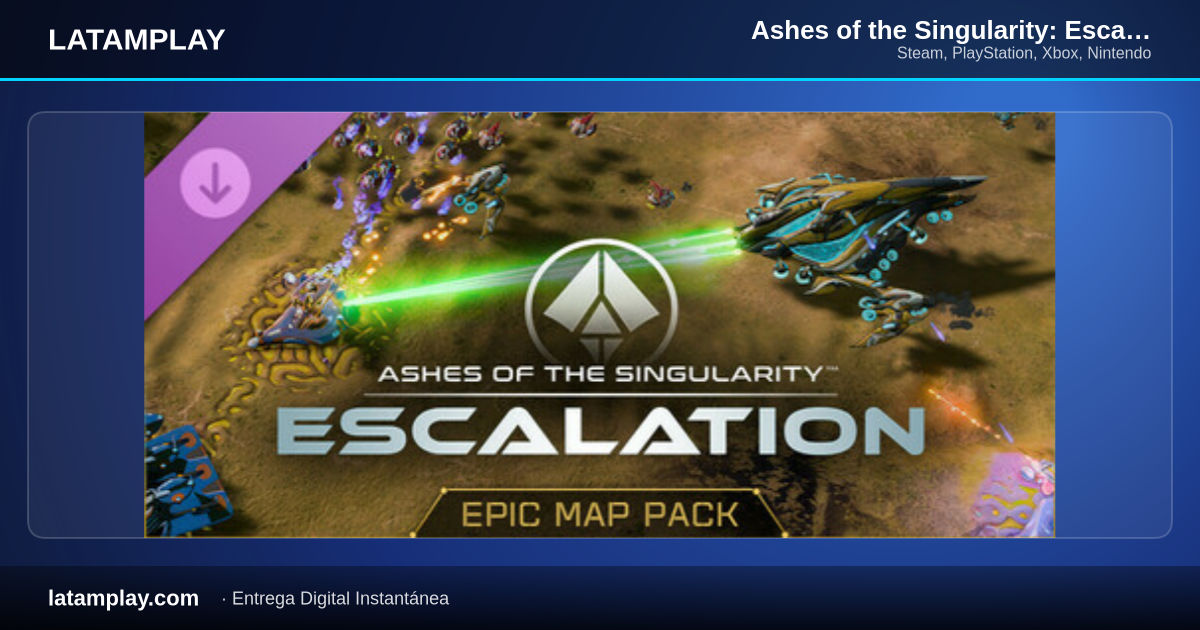 Ashes of the Singularity: Escalation - Epic Map Pack DLC - Comprar en LATAMPLAY Colombia