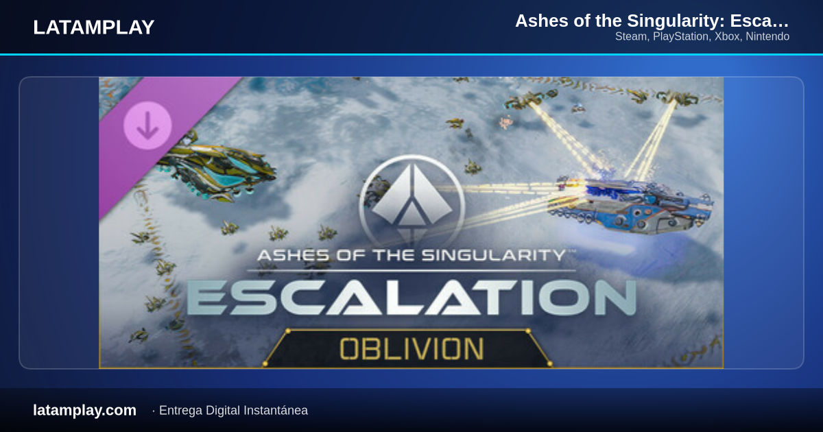Ashes of the Singularity: Escalation - Oblivion DLC - Comprar en LATAMPLAY Colombia