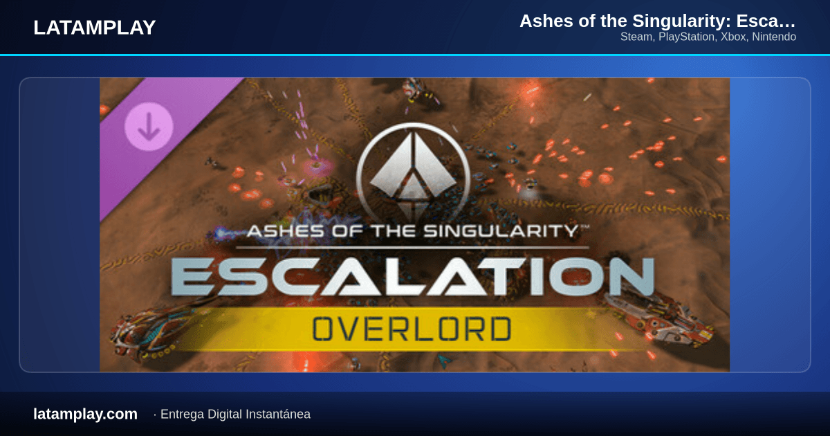 Ashes of the Singularity: Escalation - Overlord Scenario Pack DLC - Comprar en LATAMPLAY Colombia
