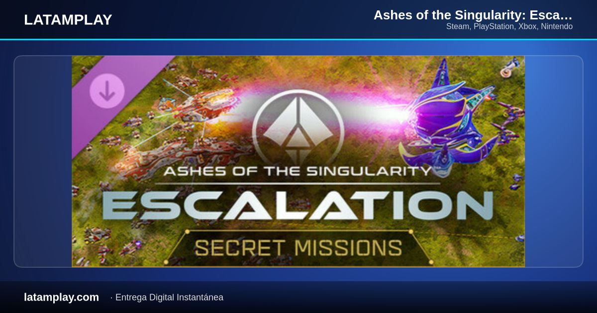Ashes of the Singularity: Escalation - Secret Missions DLC - Comprar en LATAMPLAY Colombia