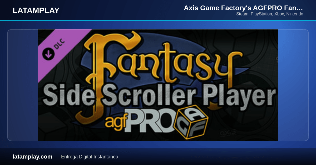 Axis Game Factory's AGFPRO Fantasy Side-Scroller Player - Comprar en LATAMPLAY Colombia