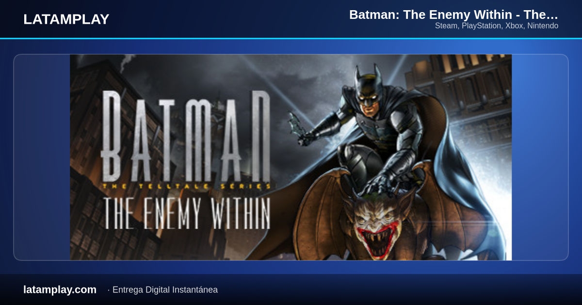 Batman: The Enemy Within - The Telltale Series - Comprar en LATAMPLAY Colombia