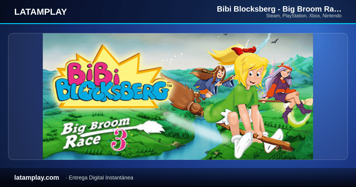 Bibi Blocksberg - Big Broom Race 3 - Comprar en LATAMPLAY Colombia