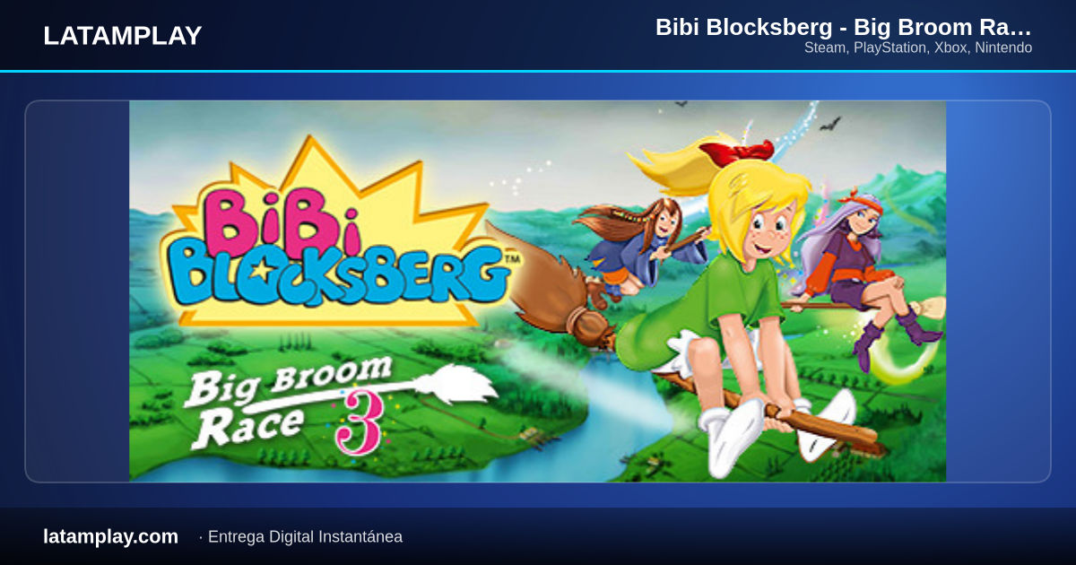 Bibi Blocksberg - Big Broom Race 3 - Comprar en LATAMPLAY Colombia