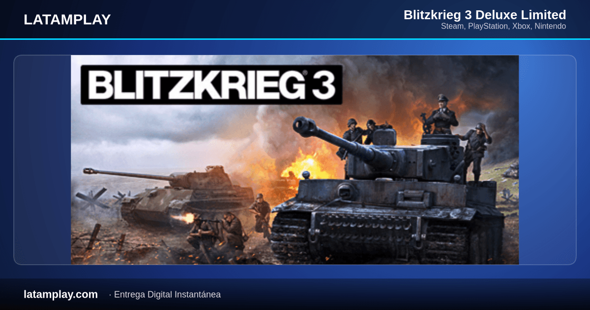 Blitzkrieg 3 Deluxe Limited - Comprar en LATAMPLAY Colombia