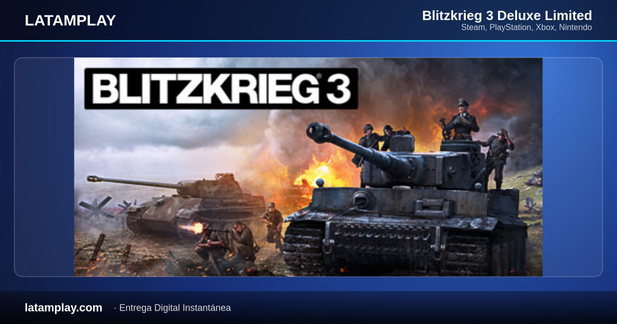 Blitzkrieg 3 Deluxe Limited - Comprar en LATAMPLAY Colombia