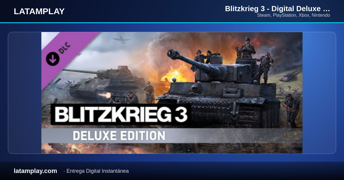 Blitzkrieg 3 - Digital Deluxe Edition Upgrade - Comprar en LATAMPLAY Colombia