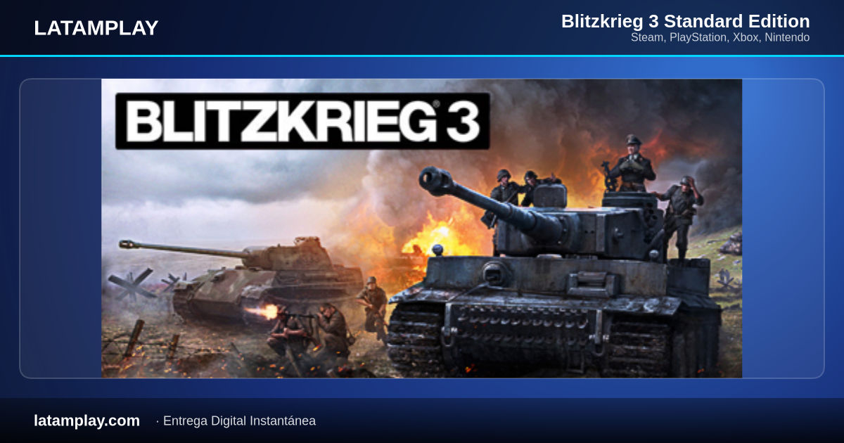 Blitzkrieg 3 Standard Edition - Comprar en LATAMPLAY Colombia
