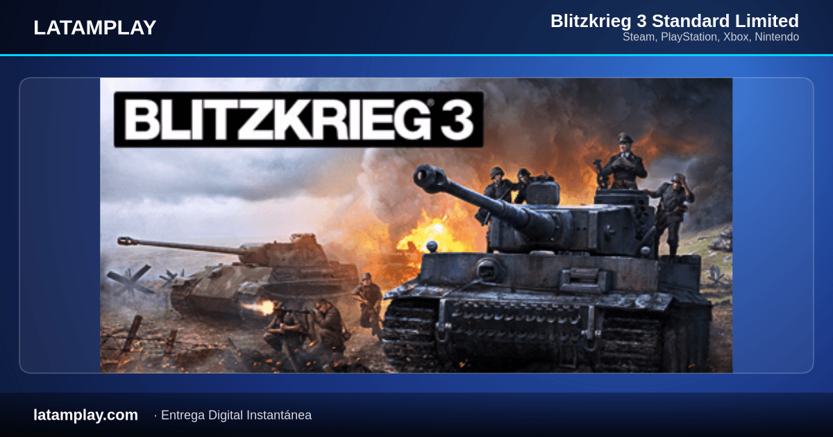 Blitzkrieg 3 Standard Limited - Comprar en LATAMPLAY Colombia