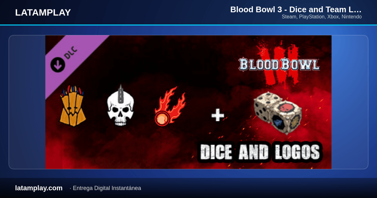 Blood Bowl 3 - Dice and Team Logos Pack - Comprar en LATAMPLAY Colombia