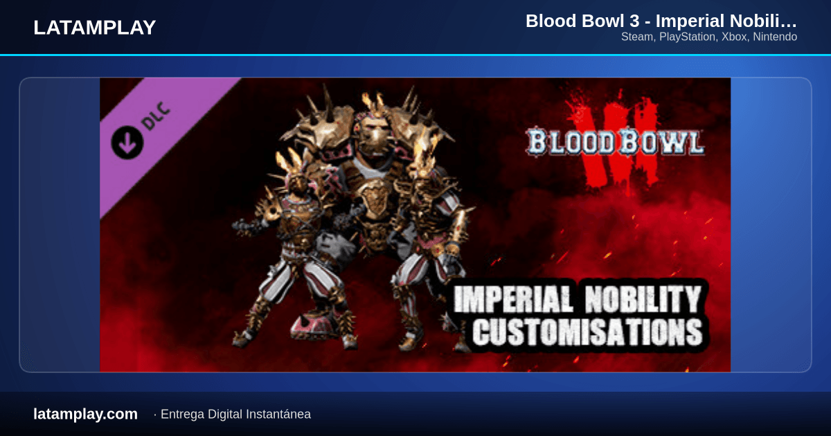 Blood Bowl 3 - Imperial Nobility Customization - Comprar en LATAMPLAY Colombia