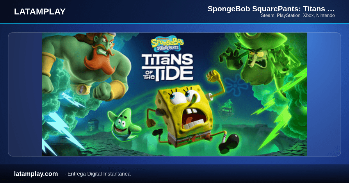 SpongeBob SquarePants: Titans of the Tide - Comprar en LATAMPLAY Colombia