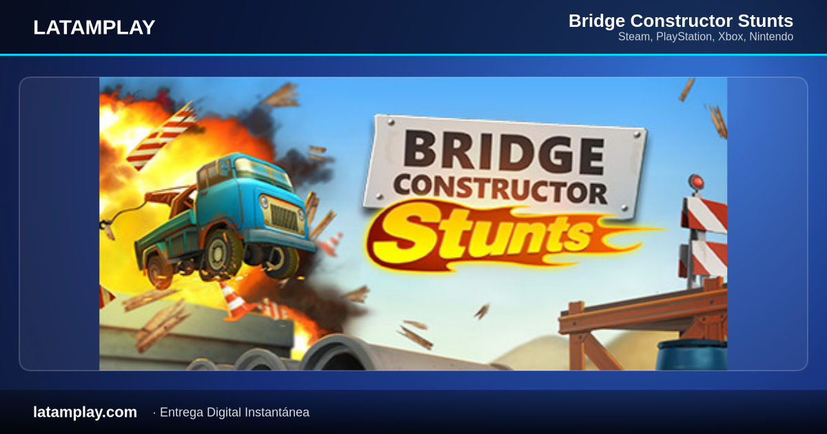 Bridge Constructor Stunts - Comprar en LATAMPLAY Colombia