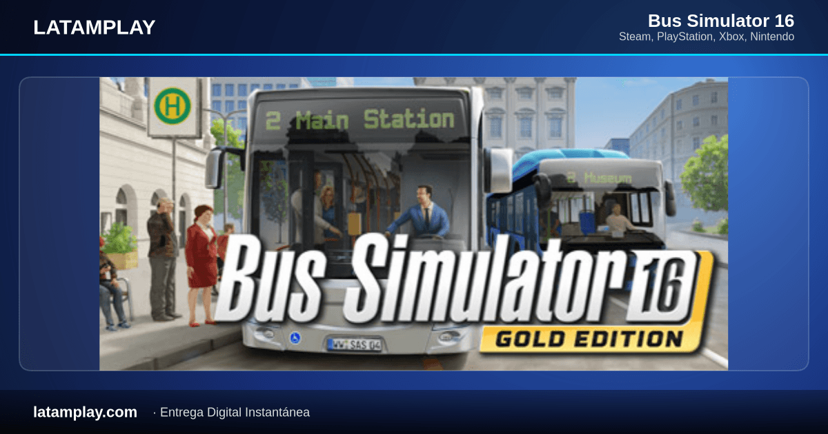 Bus Simulator 16 - Comprar en LATAMPLAY Colombia