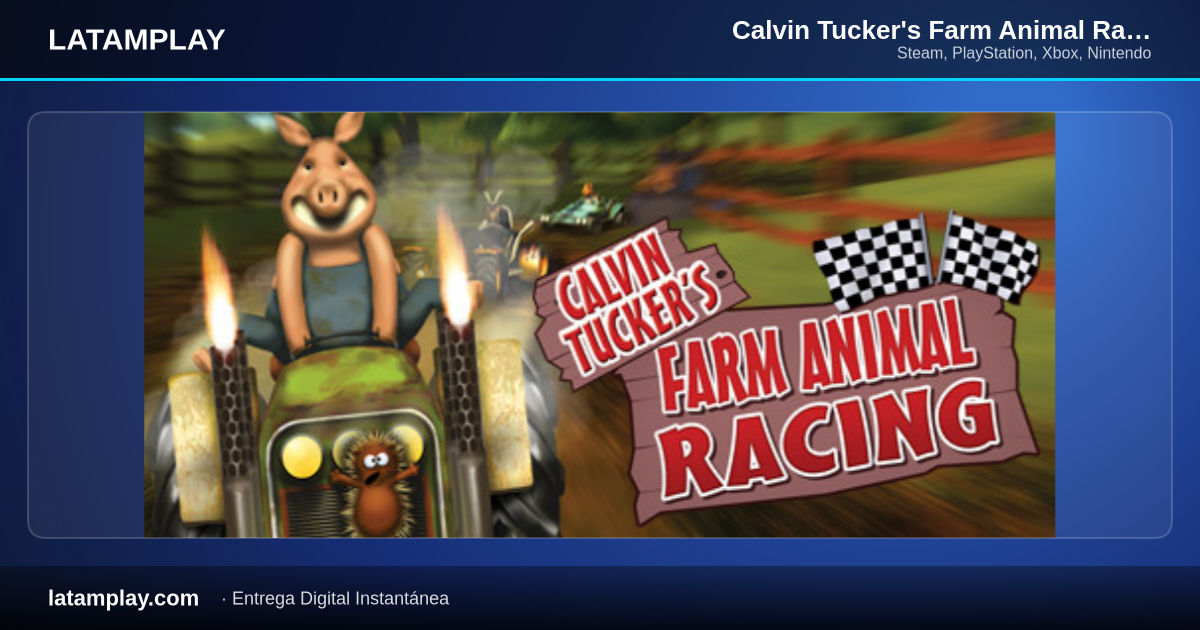 Calvin Tucker's Farm Animal Racing - Comprar en LATAMPLAY Colombia