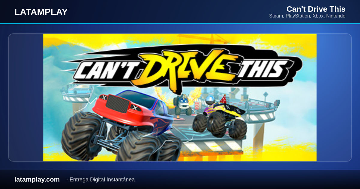 Can't Drive This - Comprar en LATAMPLAY Colombia