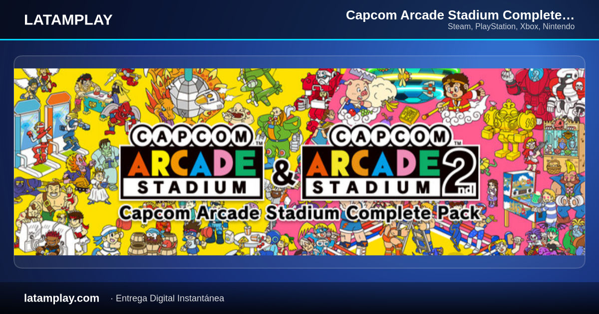 Capcom Arcade Stadium Complete Pack - Comprar en LATAMPLAY Colombia
