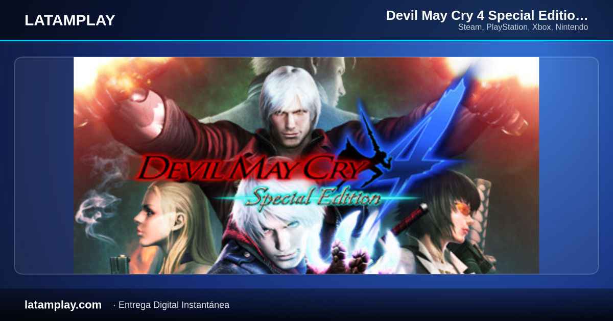 Devil May Cry 4 Special Edition - Comprar en LATAMPLAY Colombia