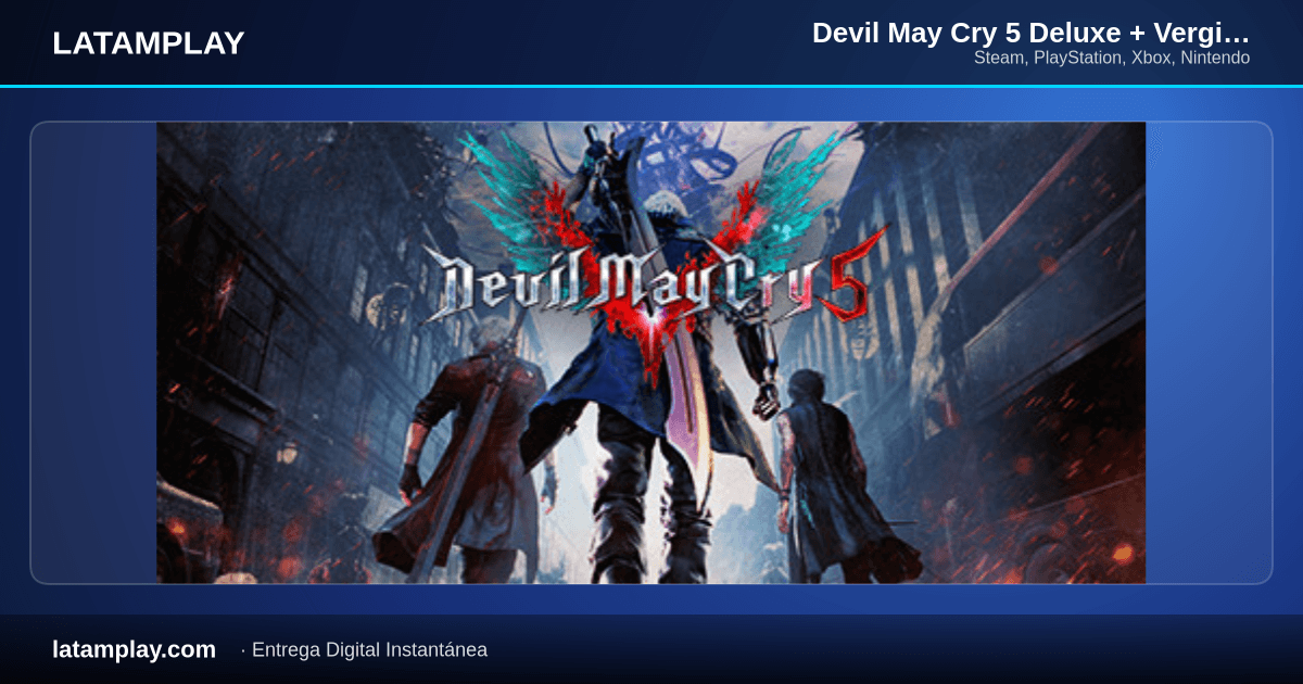 Devil May Cry 5 Deluxe + Vergil - Comprar en LATAMPLAY Colombia