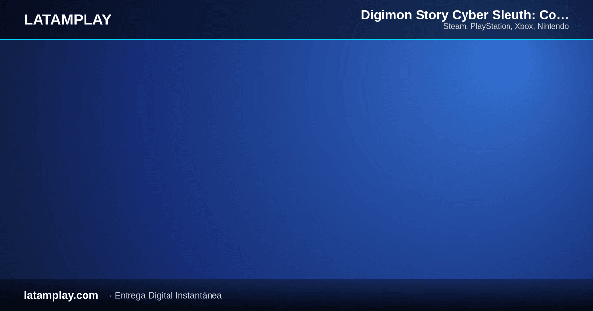 Digimon Story Cyber Sleuth: Complete Edition - Comprar en LATAMPLAY Colombia