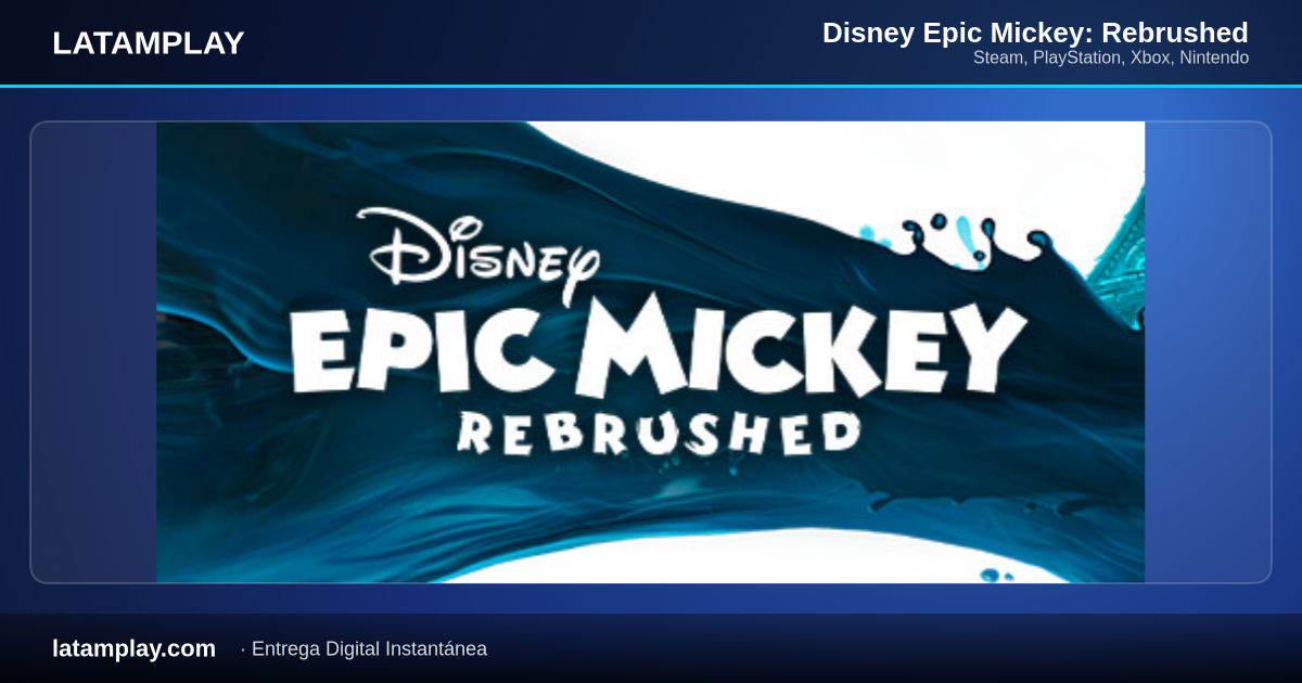 Disney Epic Mickey: Rebrushed - Comprar en LATAMPLAY Colombia